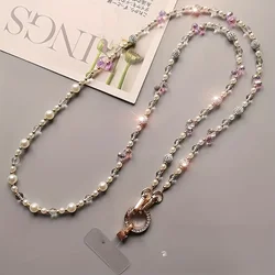 Elegant Adjustable Phone Strap with Sparkling Beads - Perfect for Women and Ideal for Phone Protection (1pc)