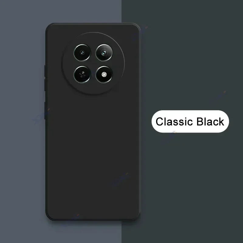 Luxury Square Liquid Silicone Case Cover - 360° Soft Camera Protective Phone Bag