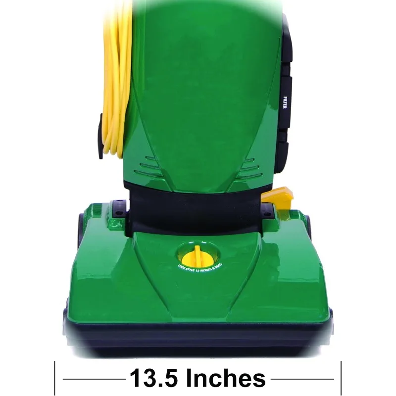 BigGreen Commercial PowerForce Bagged Lightweight, Upright, Industrial, Vacuum Cleaner