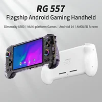 Портативная игровая консоль ANBERNIC RG557, AMOLED-дисплей 5,48 дюйма, 8300 мАч, Android 14, ретро-плеер для видеоигр для подарков на день рождения — изображение 2
