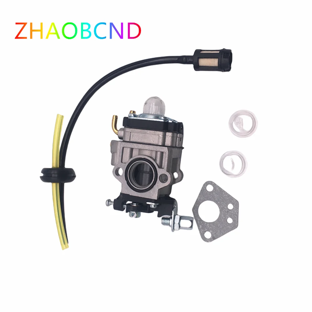 Carburetor Kit 15mm for 43CC 52CC 47CC 49CC Brush Cutter Replacement Parts