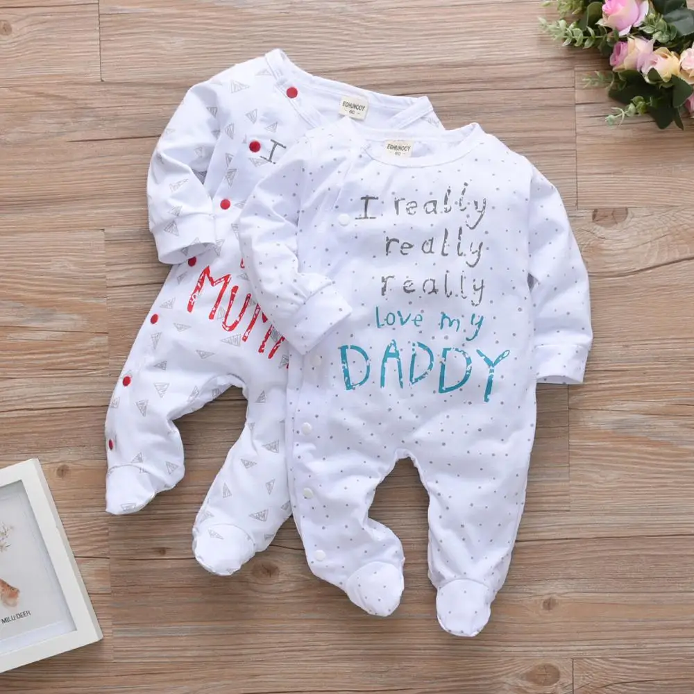 

Boys and Girls One Piece Jumpsuit Clothing 0-18M Newborn Baby Spring Fall Rompers Playsuits Casual Long Sleeve infant