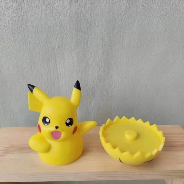 Gobelet Pokemon Pikachu jusqu'à canard Gengar, 4 pièces, figurines Anime,  modèle de jouet, ornements de voiture créatifs, décoration de gâteau,  cadeau de collection - AliExpress