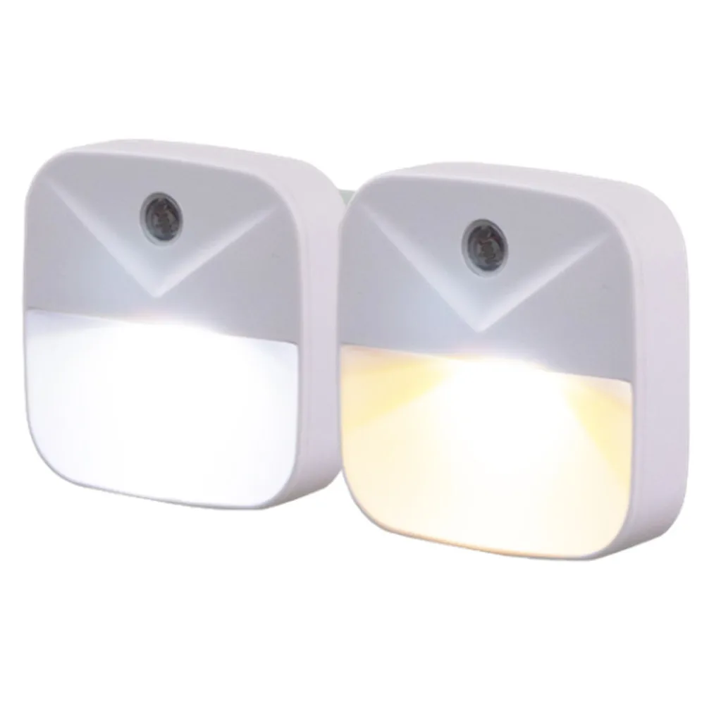 מנורת לילה LED בקרת אור חכמה מנורת לילה עם תקע EU מנורת LED חיסכון באנרגיה למטבח, חדר אמבטיה וחדר שינה