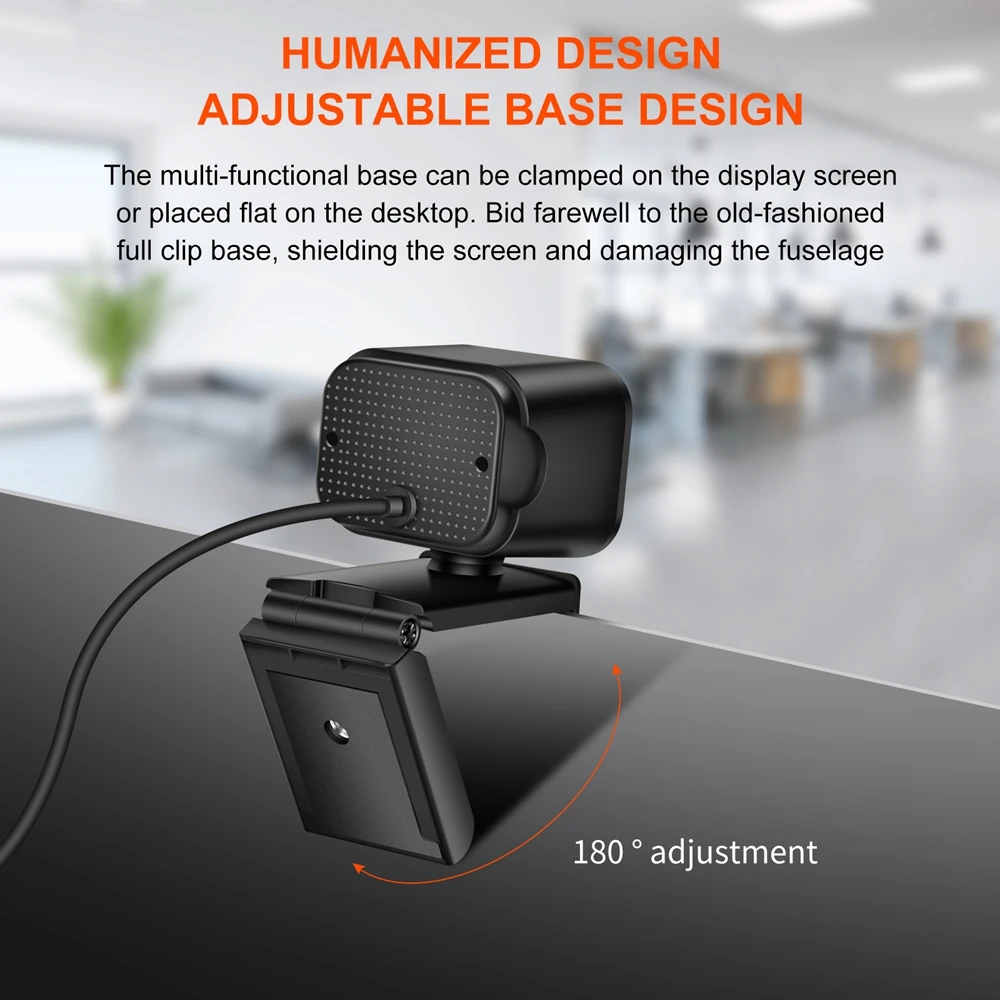 Web Camera Full HD USB 2K Autofocus With Microphone For PC Computer Mac Laptop