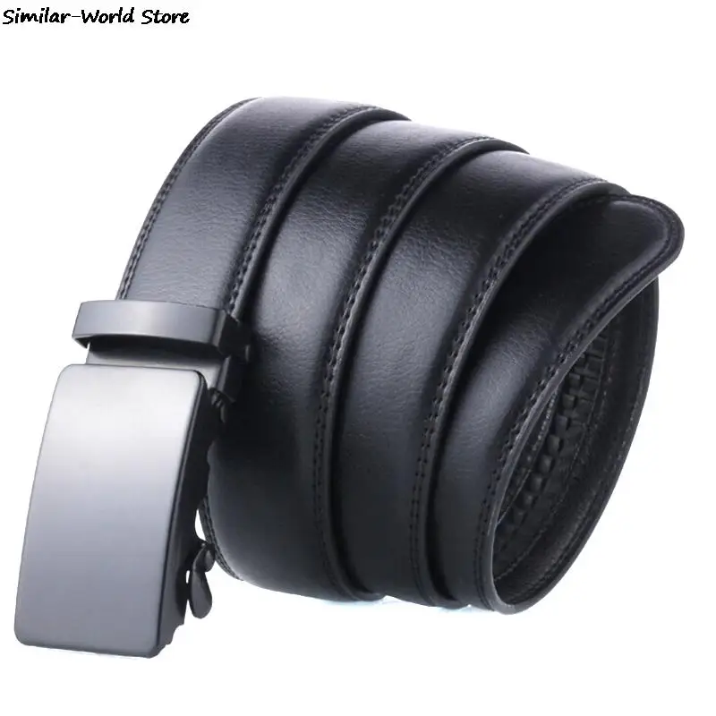 New Famous Belt Men Top Quality Genuine Luxury Leather Belts Men,Strap Male  Metal Automatic Buckle Men's Belts LY136-1705-1 - AliExpress