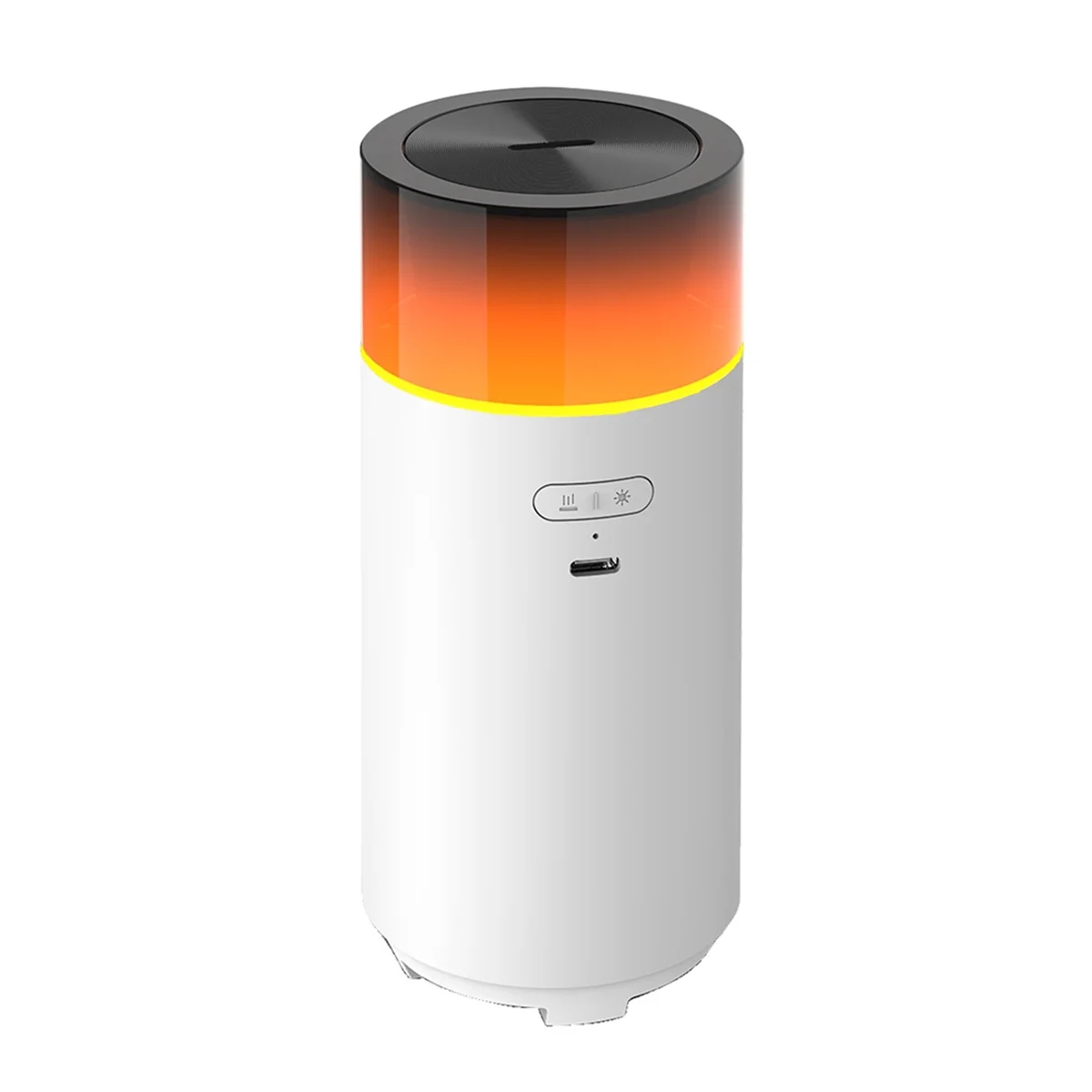 A71P LED Işık Nemlendirici Aromaterapi Makinesi USB Sessiz Uçucu Yağ Difüzörü Gece Lambası Misting Hava Nemlendirici Beyaz