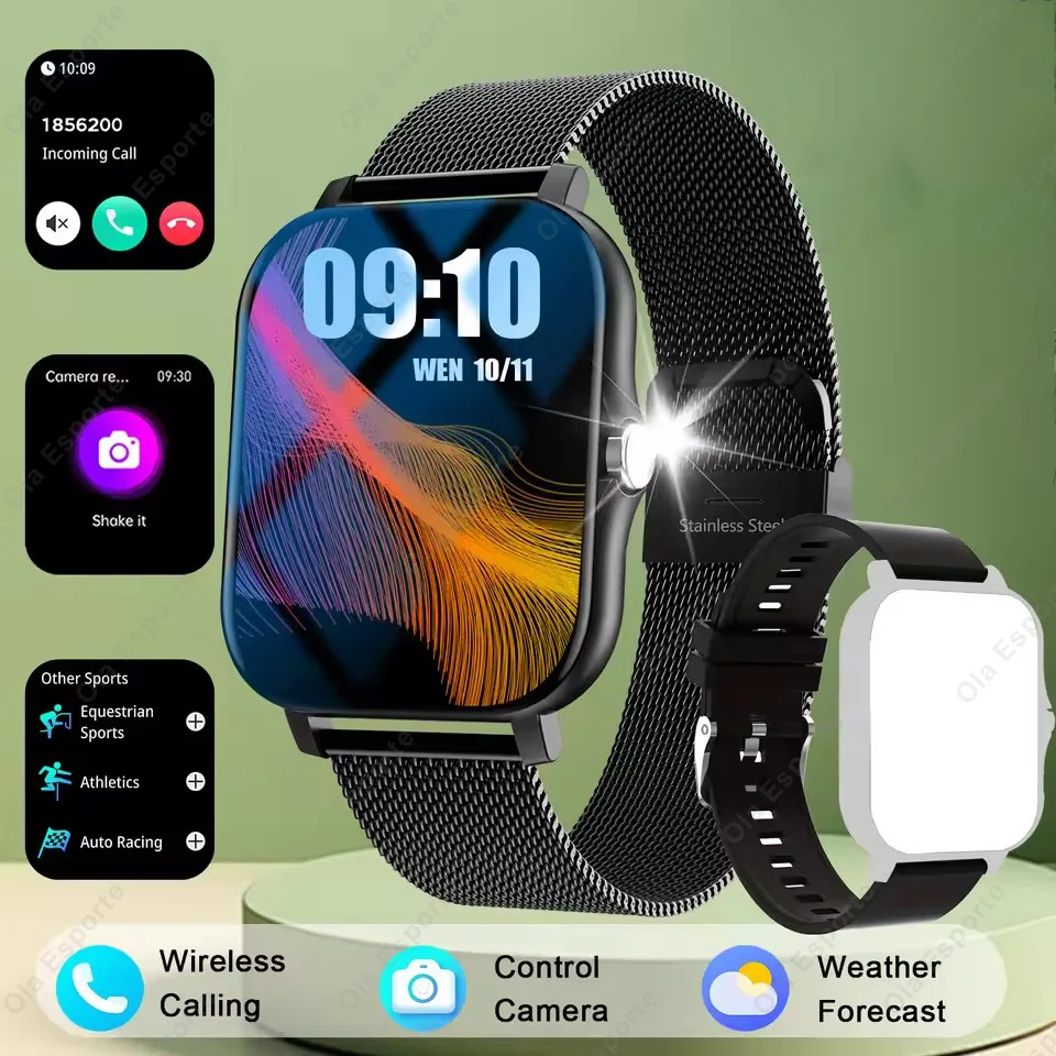2026 New Smart Watch BT Call Message Notification Heart Rate Sleep Health Monitoring Outdoor Sports Fitness Tracking Smartwatch 1