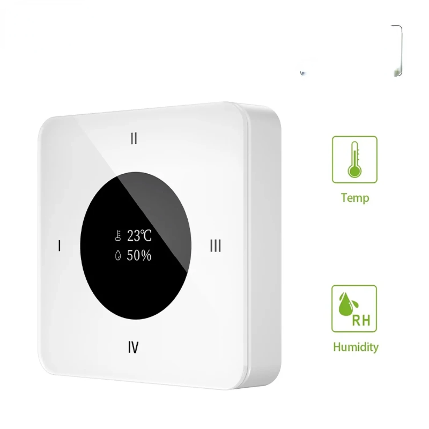 Smart Wireless Touch Thermometer with Humidity Meter
