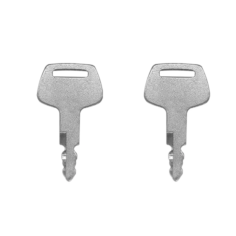 2PCS Ignition Keys HD62 41307-00007 Compatible with Bobcat Excavator Compatible with Hitachi Hyundai