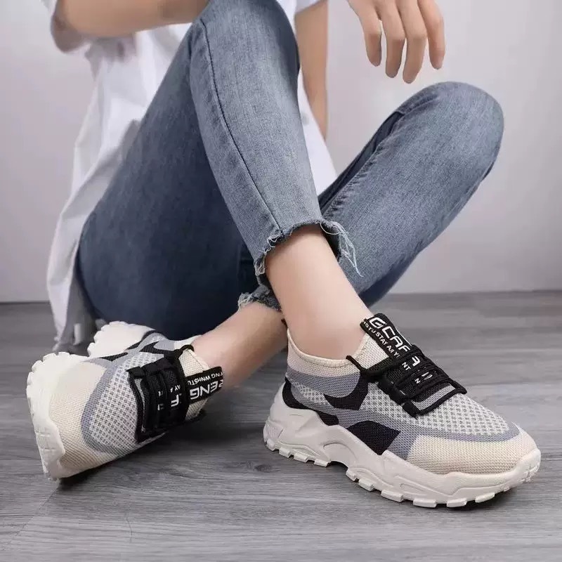 Adult sneakers, women's light running shoes, net shoes, comfortable soft soled sneakers, women's breathable casual single shoes