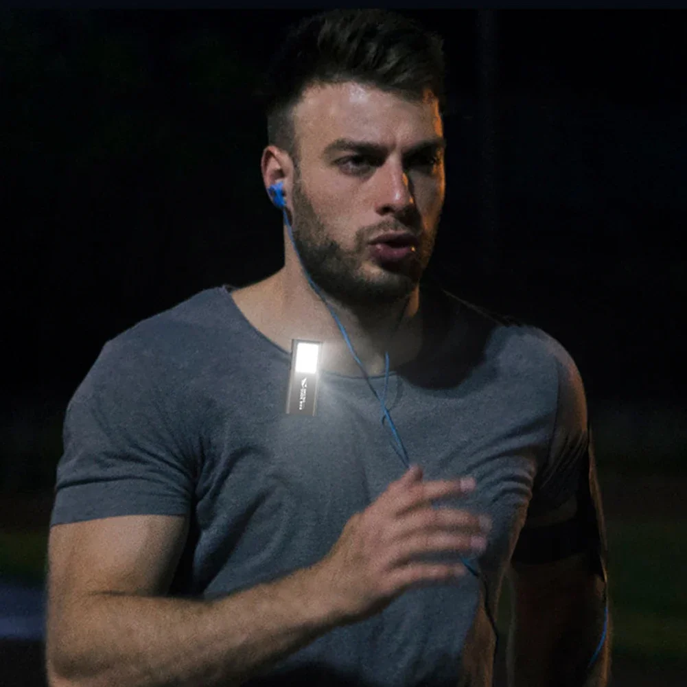 LED Pocket Floodlight Waterproof Emergency Camping Light 4 Gears Super Bright Flashlight for Outdoor Running Hiking