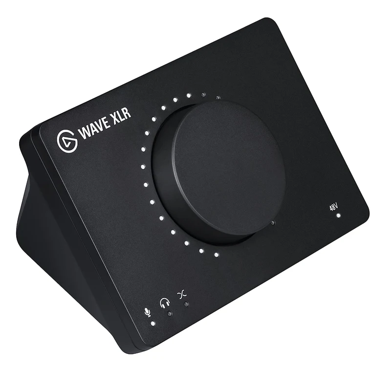 Elgato Wave Xlr-Mixer Audio E Preamplificatore Da 75 Db Per Xlr Mic A Usb-C, Interfaccia Di Controllo Con Alimentazione Phantom 48V, Podcasting Su Mac