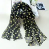 Spring and Autumn Georgette Polka Dot Scarves Bright Red Scarves Dot Scarves Women's Thin Chiffon Long Scarves Sunscreen Shawls 6