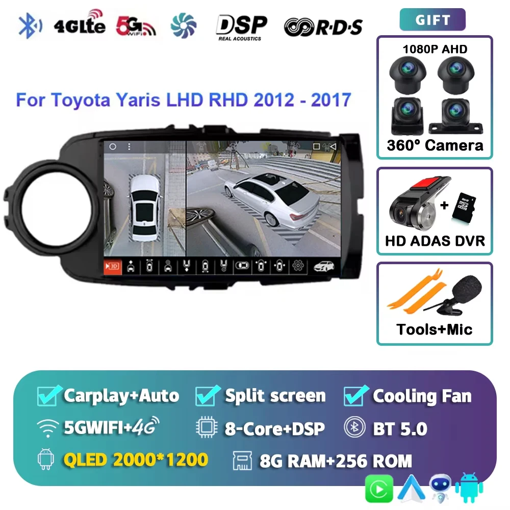 2K 8G-256G 360 DVR