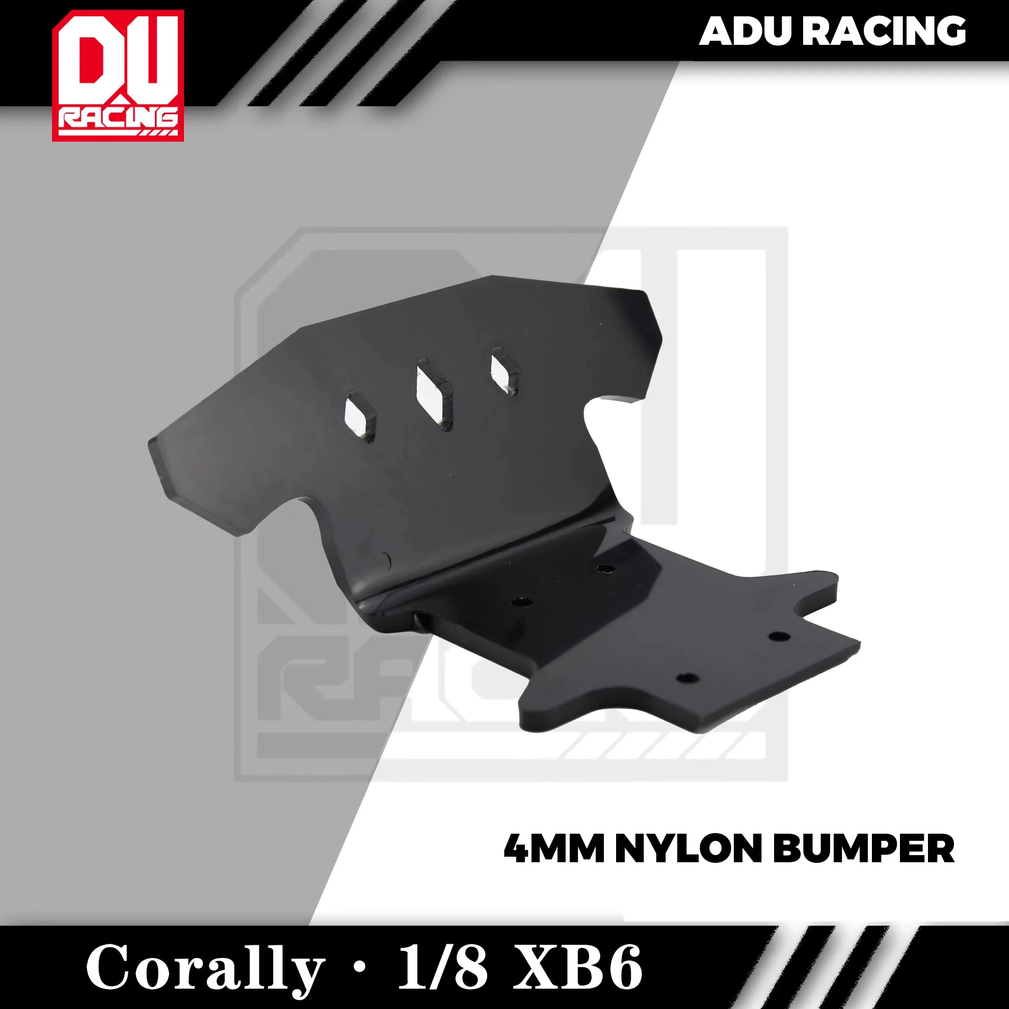 

ADU RACING NYLON FRONT BUMPER FOR TEAM CORALLY 1/8 XB6 SPART BUGGY