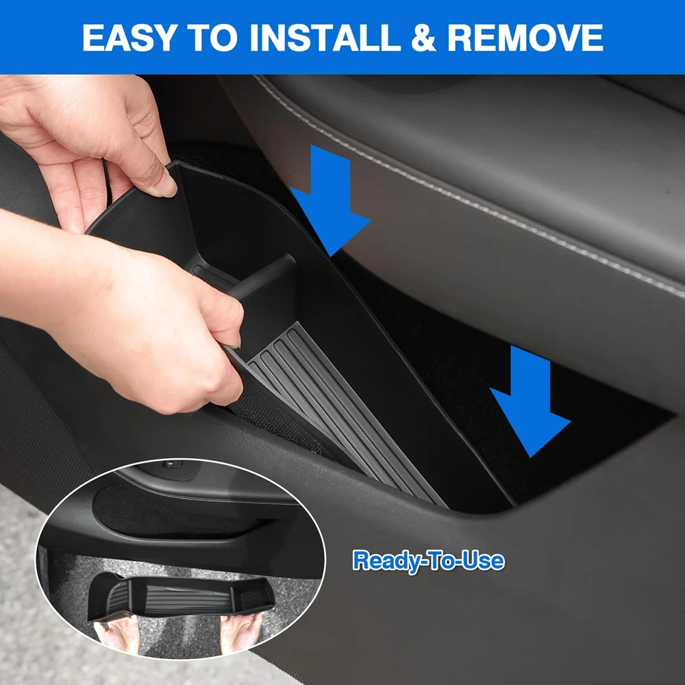 Tesla Model Y Juniper 2025 Trunk Side Storage Bins Rear Boot Organize – Novark - View #11