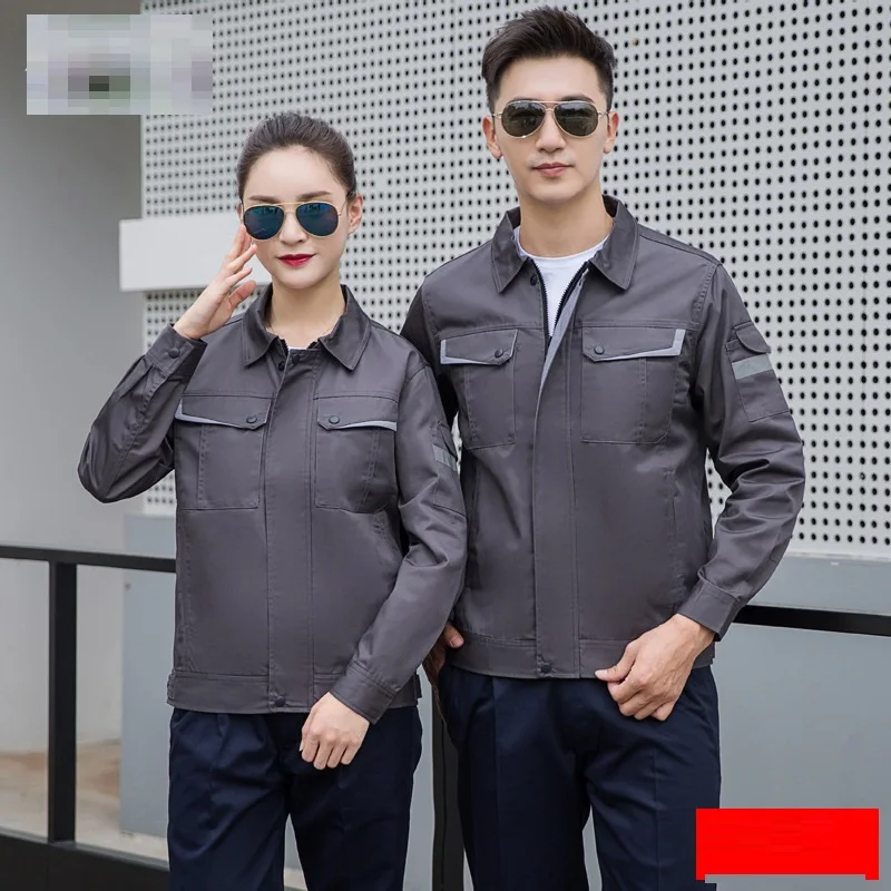 Wear Resistant Work Clothing Auto Repairmen Working Suit Factory Workshop Uniforms Mechanical Worker Coveralls Thick Work Wear