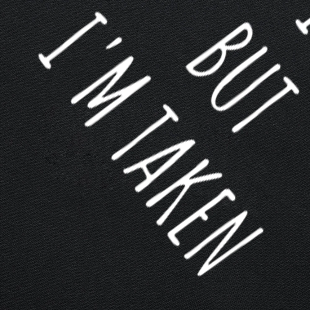 Lustiges T-Shirt mit Aufschrift „I Know Cute But Im Taken“, aus Baumwolle, Streetwear, kurzärmelig, Geburtstagsgeschenke, Sommer-Stil, Herrenbekleidung_voghion.com