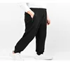 Summer and Winter Men's Large pants Bamboo fiber plus size 16XL 17XL loose stretch casual pants Black Home Big 200kg to 250KG 4