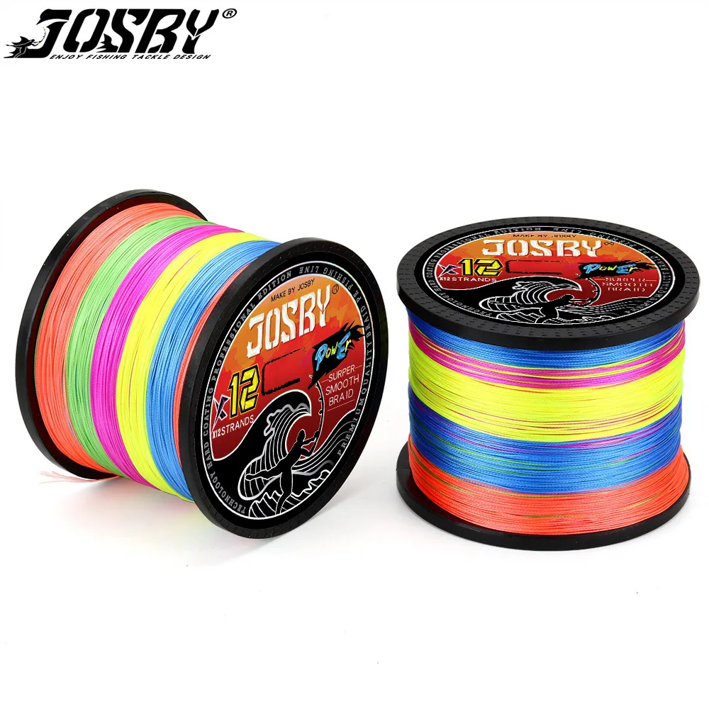 JOSBY 300M 500M 1000M 100M 12 Strands Super Strong Braided Japan