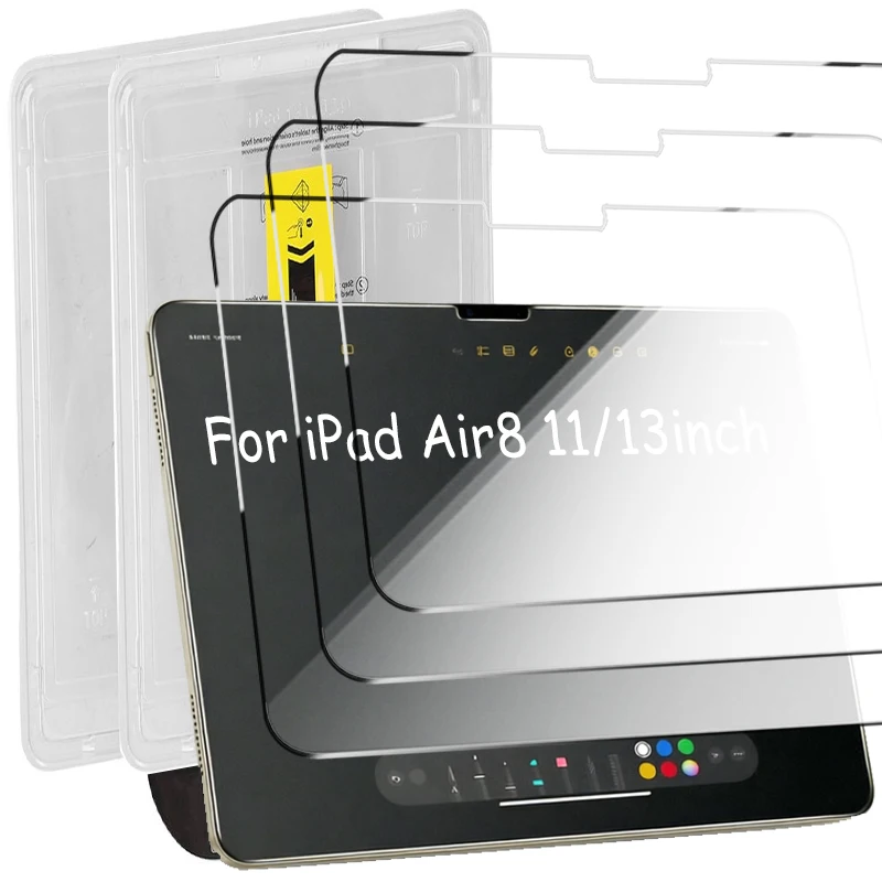 Shatterproof Tempered Glass Screen Protectors for iPad Air - Easy Installation, Ultimate Protection Film
