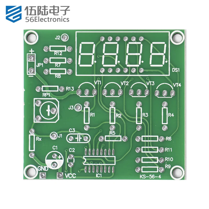 4-bit Digital Thermometer Electronic DIY Kit Welding Assembly Spare Parts for Teaching or Traning electronic kit