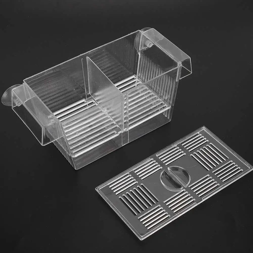 Fish Aquarium Fish Breeding Box Multifunctional Fish Aquarium Fish Breeding Isolation Box Clear Acrylic Aquarium Breeder Tank Guppies Hatching Incubator