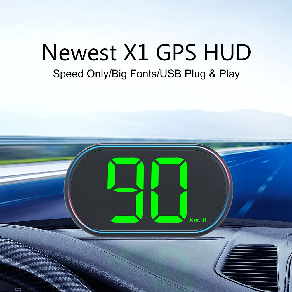 ڵ  ÷ KMH MPH ӵ 跮,  ڵ ׼,  GPS HUD ӵ, USB ÷,  Ʈ X2 HUD