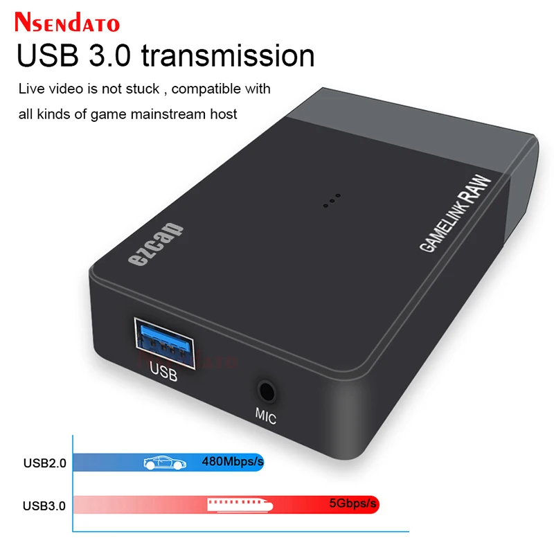 Video Capture Adapter EZCAP 321A USB 3.0 HD60 4K Video Game Capture For XBOX One PS4