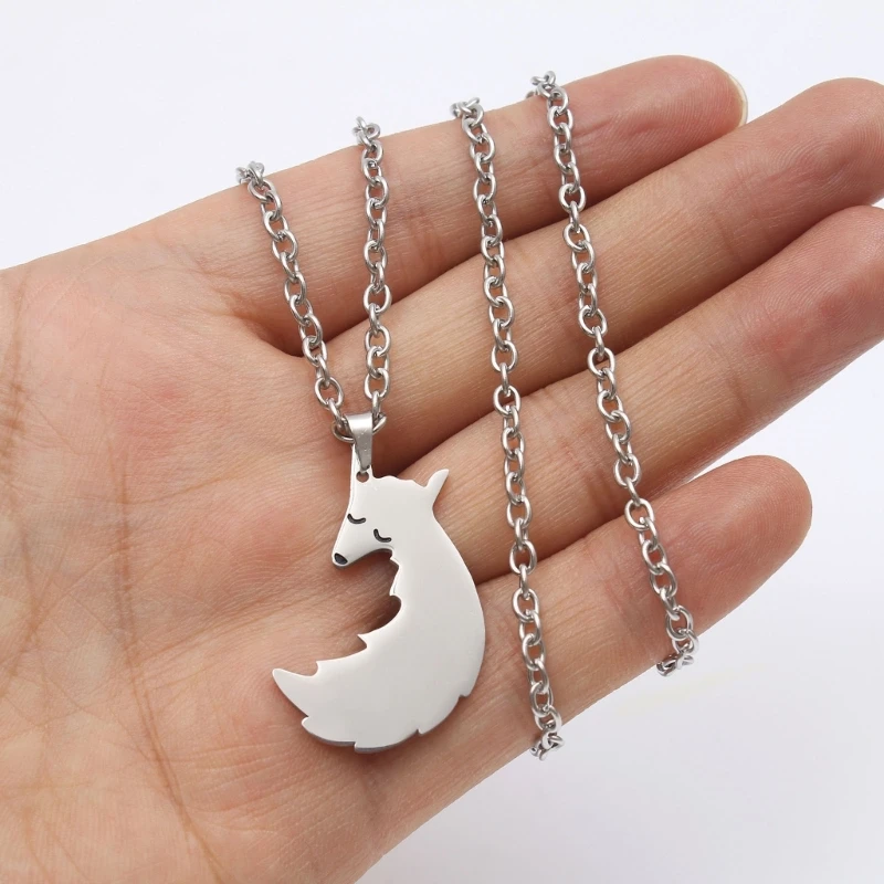 Friendship Necklace for 2-Best Friend Necklaces for 2 Matching Wolf and  Fox-Pendant Necklaces,Couples Necklaces - AliExpress