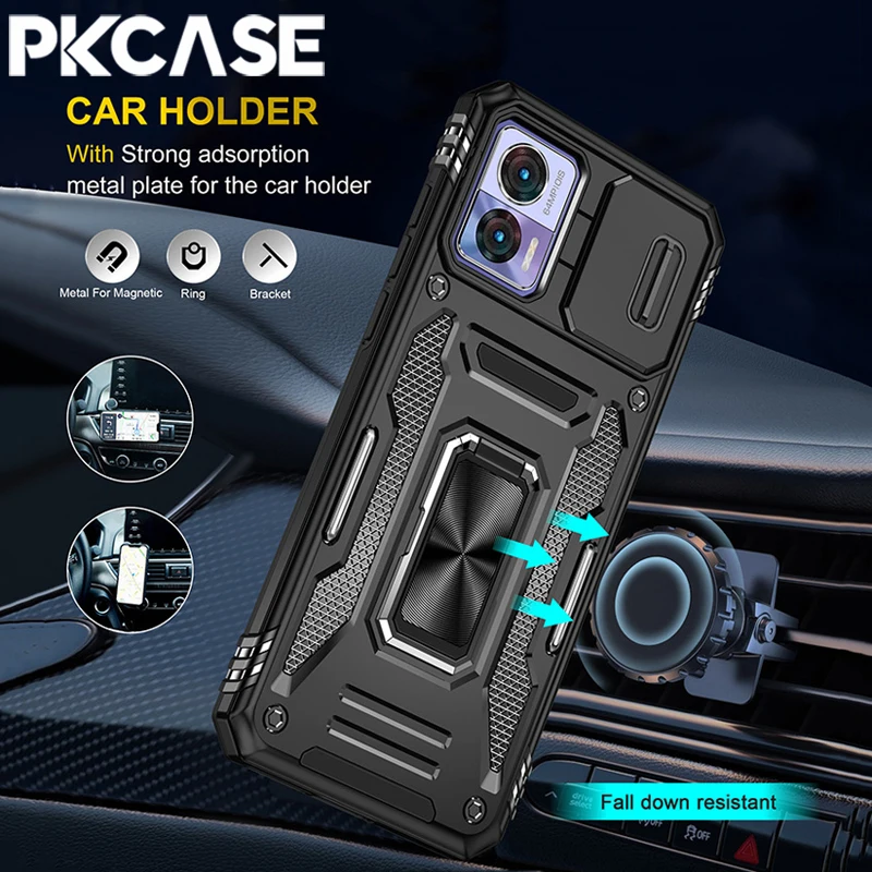 PKCASE Bracket Phone Case with Kickstand Feature and Durable Protector