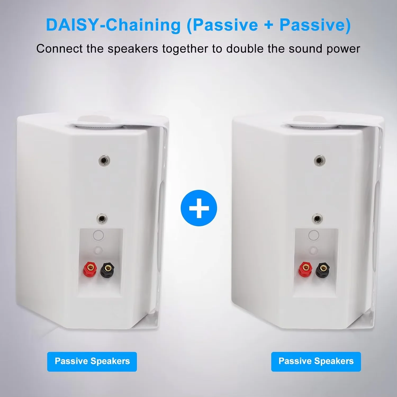 هيرديو 4 قطع 5.25 بوصة 600 وات سلكي داخلي وخارجي م...