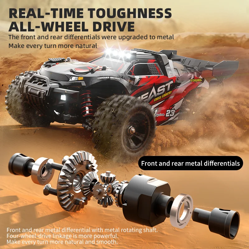 SG118 PRO 1:16 4WD 35KM/H High Speed RC Car Waterproof Truck Drift Racing Car  SG118 MAX Brushless Electric Off-Road Drift Toys 3