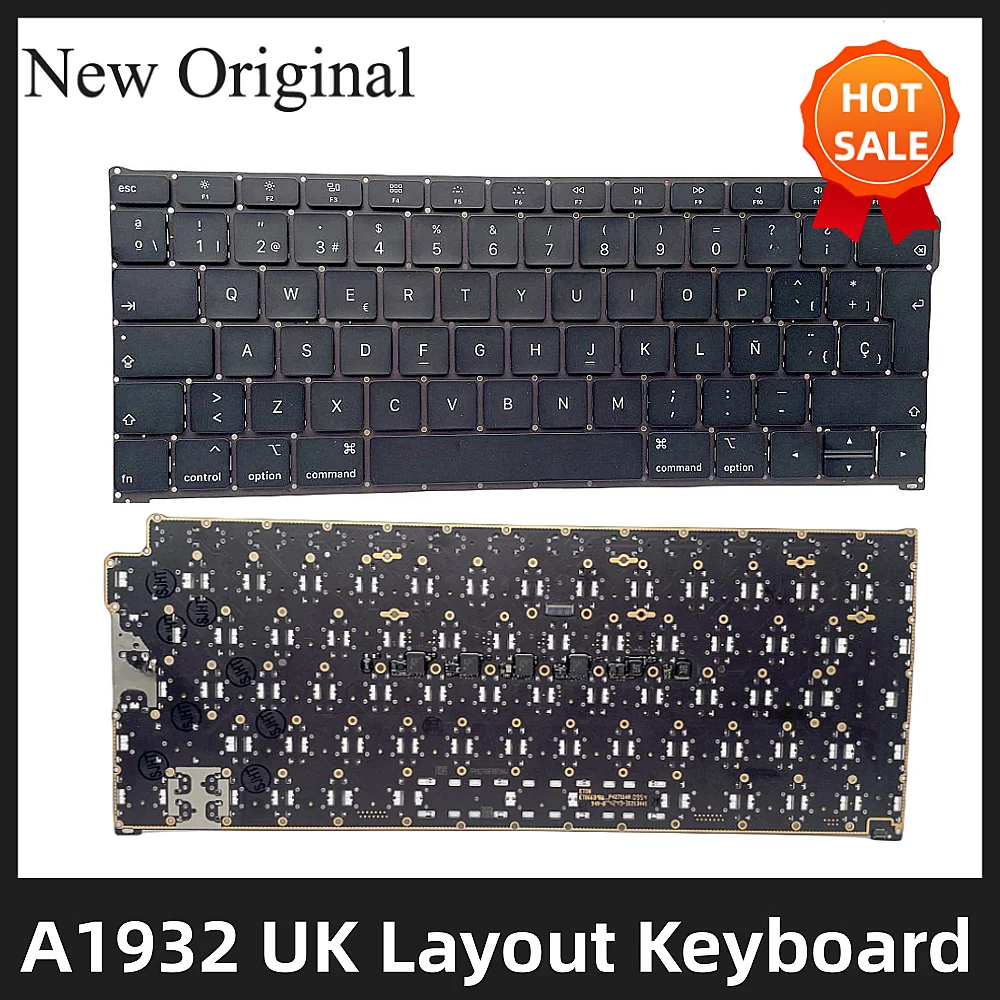 

Сменная клавиатура с британской раскладкой для Macbook Air Retina A1932 13 дюймов 2018 2019 английская испанская французская немецкая итальянская Русская клавиатура