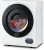 Compact clothes dryer, 850W electric dryer, 120V ventilated portable dryer (with stainless steel drum) 1