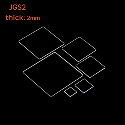 Ultra - Thin High - Temperature and Acid - Resistant Quartz Glass Sheet - 200mmx40mmx4mm (2PCS)