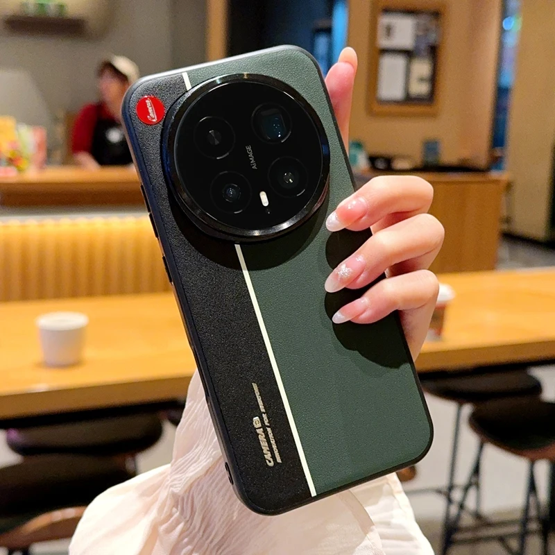 Fluorescent Color Leather Ultra-Thin Anti-Fall Shockproof Case