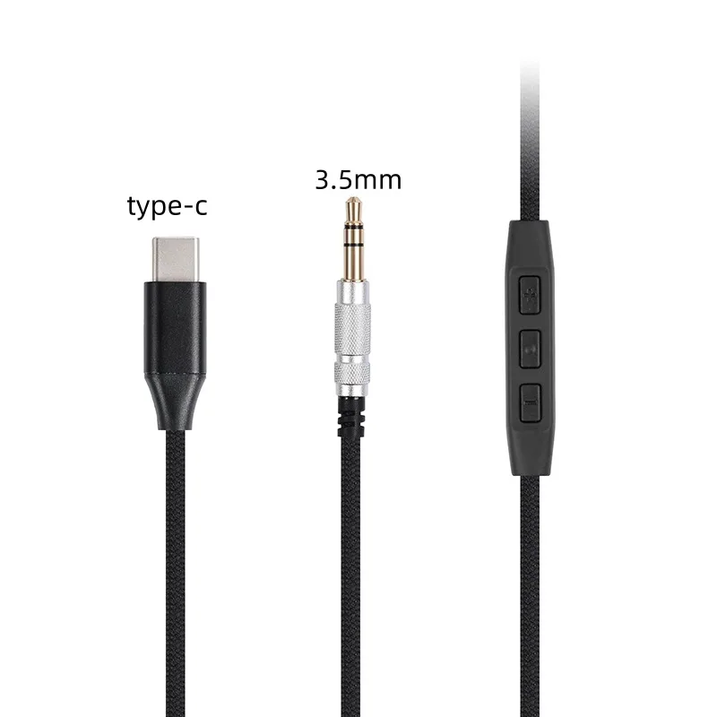 type-c to 3.5mm for Sony WH-1000XM5 XM4 XM3 WH-H900N WH-H800 SHP9500 SHP9600 solo Headphones Replacement Audio Cable Cord