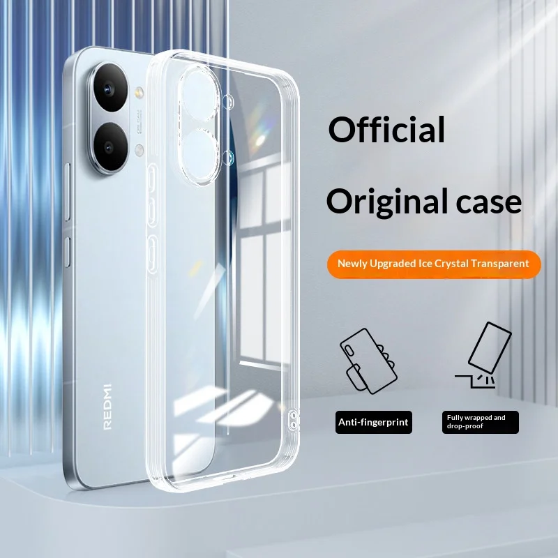Luxury Crystal Clear Phone Cases - Slim Transparent Shockproof TPU Back Cover