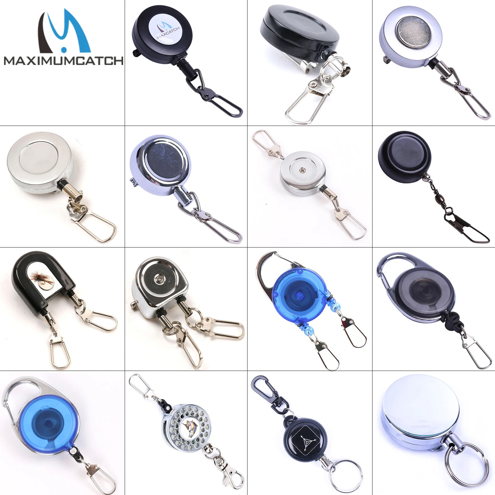 Booms - Rétracteur Rg1 Pour La Pêche À La Mouche Avec Porte-Clé