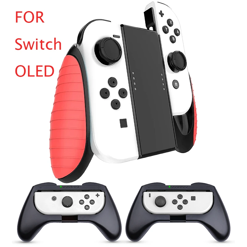 Nintend Switch OLED Joy Con Controller Grip Steering Wheel Kit Nintendo switch Handle Bracket Holder for Nintendo Switch Games