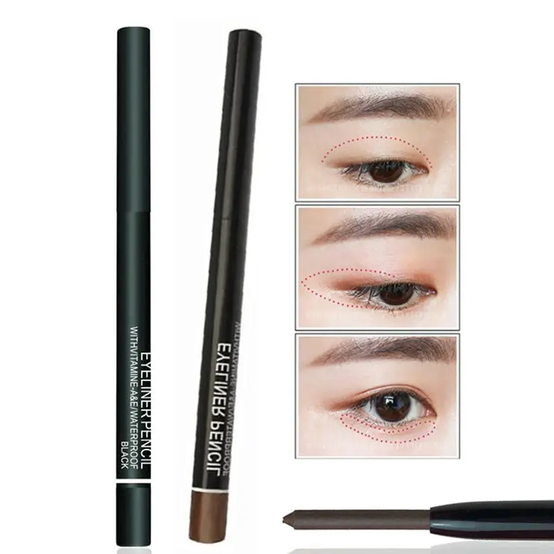 Liquid Eyeliner liquid eyeliner eyeliner pencil Waterproof Matte Eyeliner Quick Drying Long Lasting Liquid Eyeliner Automatic Rotating Eye Liner Pencil Beauty Makeup Cosmetic