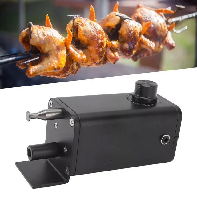 Motore per girarrosto per barbecue Griglia per barbecue ad alta torsione a velocità regolabile 5V‐12V 5