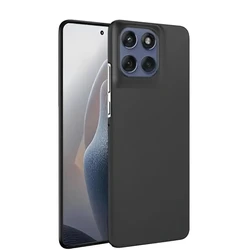 Luxury Matte Back Ultra Thin Hard Case - Sleek Protective Shell - Moto G05 (Black)