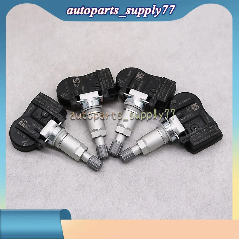 4PCS 407005578R TPMS Tire Pressure Monitoring Sensor For RENAULT MEGANE 02-08 SCENIC II 2003-2010 40700-5578R S120123006F 433Mhz