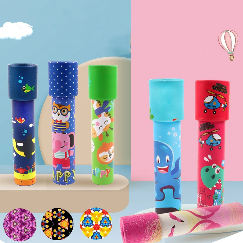 Children toys magic kaleidoscope classic animals