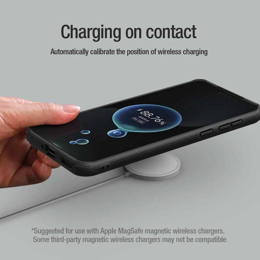 NILLKIN MagSafe CamShield Prop Magnetic Charging Flip Case with Camera Cover