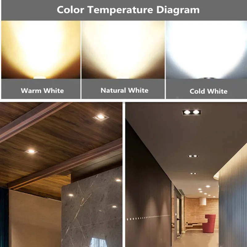 Dimmable LED AR111 Lamp 15W 220V 12V GU10 G53 Base Substitute Halogen Lamps LED Downlight  ES111 Bulbs COB Spotlight Warm White 6