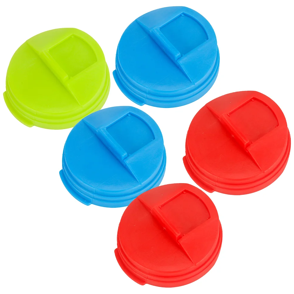 

5 Pcs Spill-proof Lids for Cans Soda Covers Drinks Universal Beverage Plastic Reusable Caps